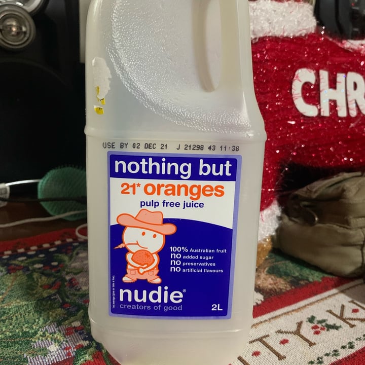 photo of Nude Nudie Orange juice shared by @latasha on  07 Dec 2021 - review