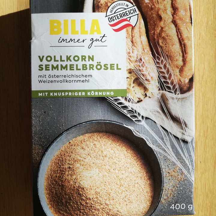 photo of Billa Vollkorn Semmelbrösel shared by @plantifulvegan on  06 Nov 2022 - review