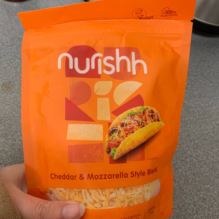 photo of Nurishh Queso rallado estilo cheddar shared by @aimeehowe on  23 May 2021 - review