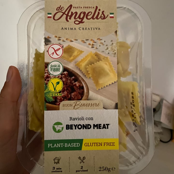 photo of PASTA FRESCA de Angelis Ravioli con beyond meat shared by @sinella on  01 Oct 2022 - review
