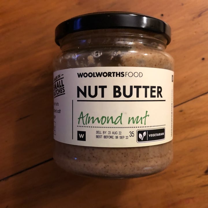 photo of Woolworths Food Almond but butter shared by @louiseloveslentils on  27 May 2022 - review