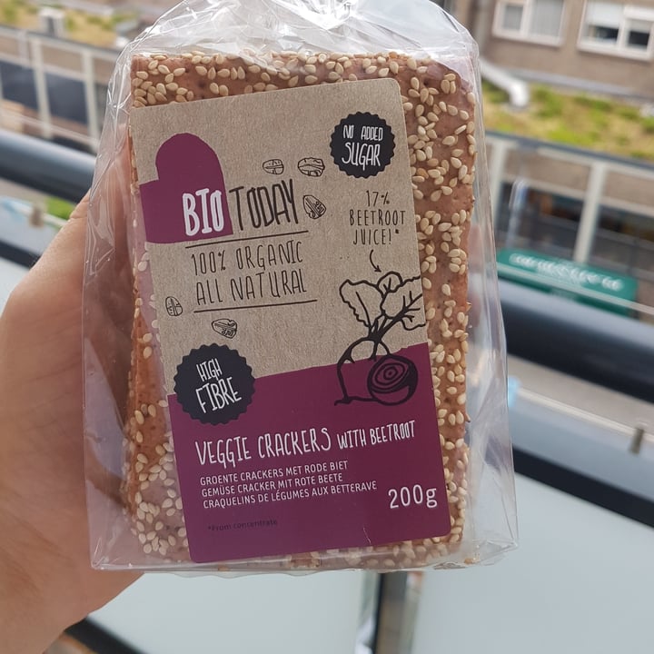 photo of Bio Today Veggie crackers with beetroot shared by @melvil on  20 Jun 2021 - review