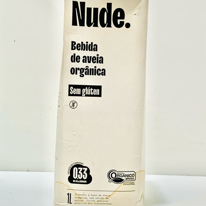 photo of Nude Bebida de aveia orgânica sem glúten shared by @alessandracastello on  24 Apr 2022 - review