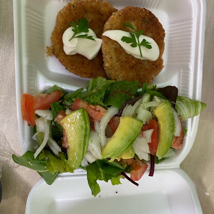 photo of Corazon Verde ♥ Vegano y Vegetariano Tortitas De Coliflor shared by @isisvleon on  06 Oct 2020 - review
