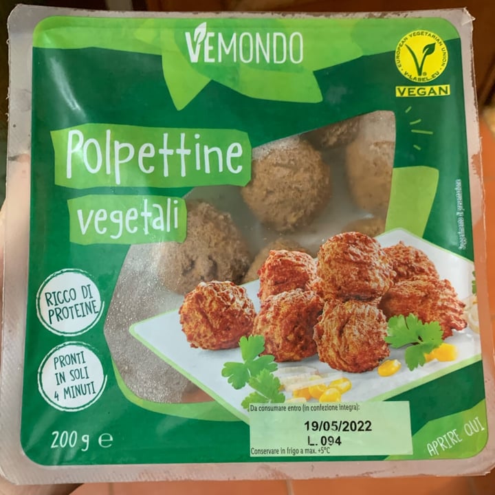 photo of Vemondo Polpette Vegane shared by @carla99 on  05 May 2022 - review