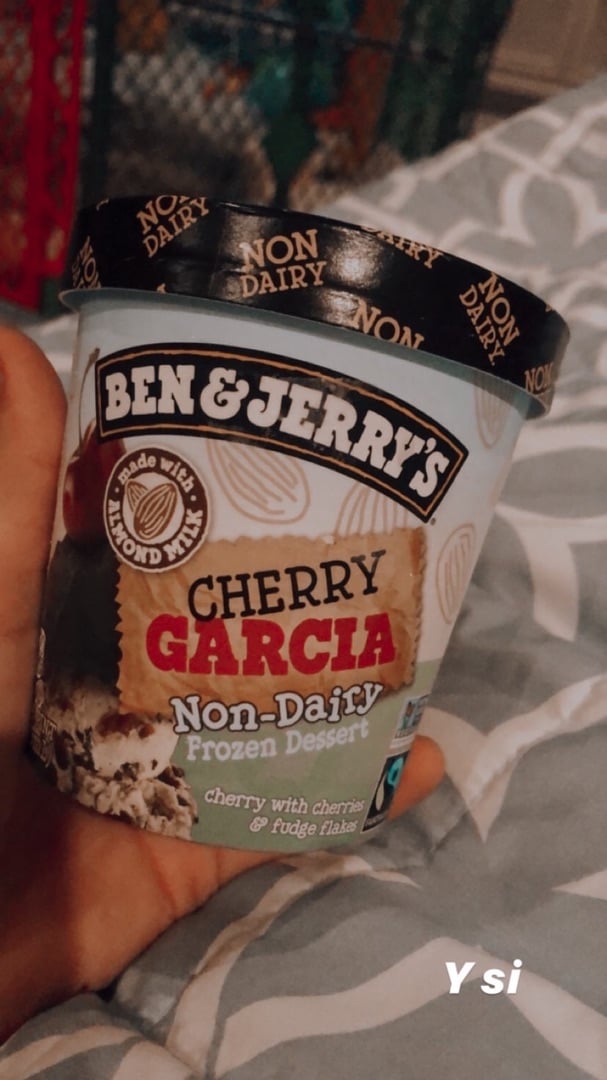 photo of Ben & Jerry's Cherry Garcia Non-Dairy Frozen Dessert shared by @dcaversaschi on  10 Jan 2020 - review