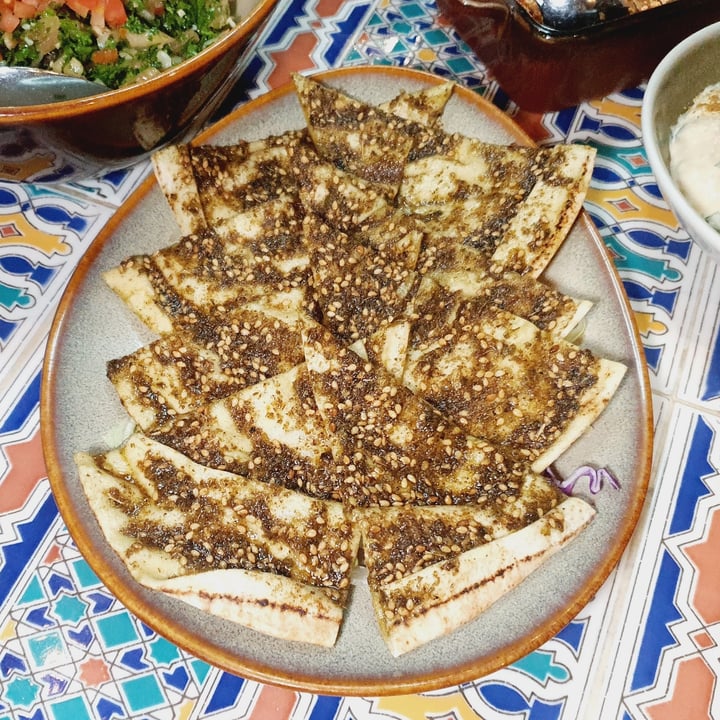 photo of Kazbar Zaatar bread shared by @veggiexplorer on  08 Jan 2021 - review