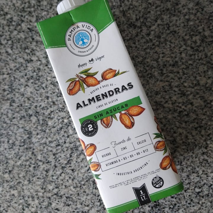 photo of Pampa Vida Leche de Almendras Sin Azúcar shared by @minerva0 on  25 Nov 2020 - review