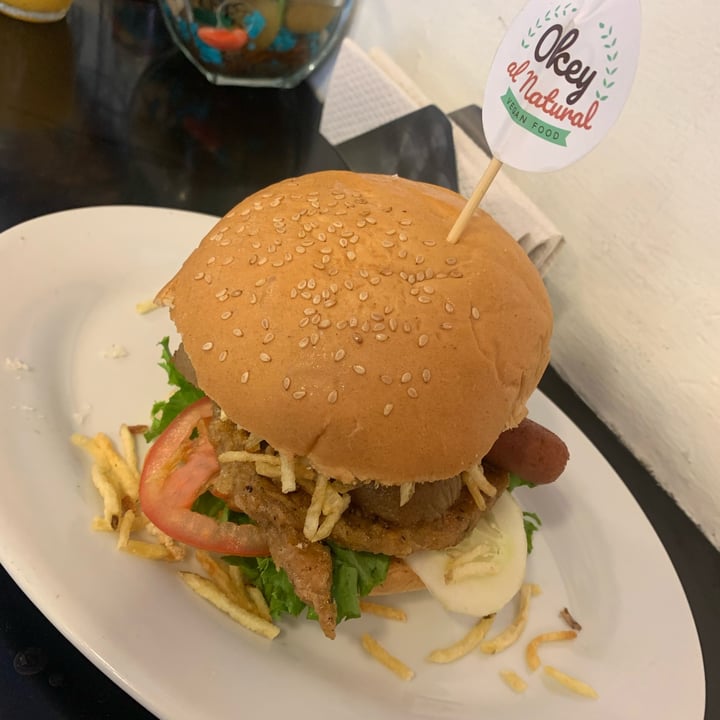 review photo of Okey Al Natural Hamburguesa Full shared by @andrealucia09 on 16 May 2022 - review