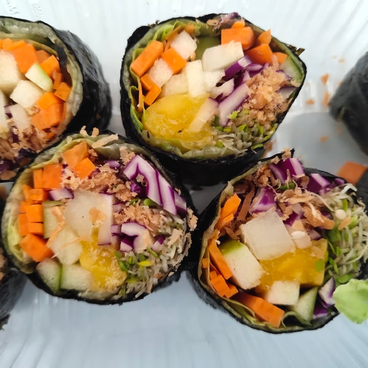 photo of Nature's Vegetarian Restaurant (Bangsar) Sdn. Bhd. Sushi Seaweed Salad Roll shared by @stevenneoh on  24 May 2020 - review