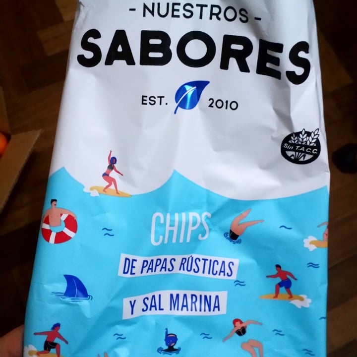 photo of Nuestros Sabores Chips de papas rústicas y sal marina shared by @cardel on  08 Oct 2020 - review