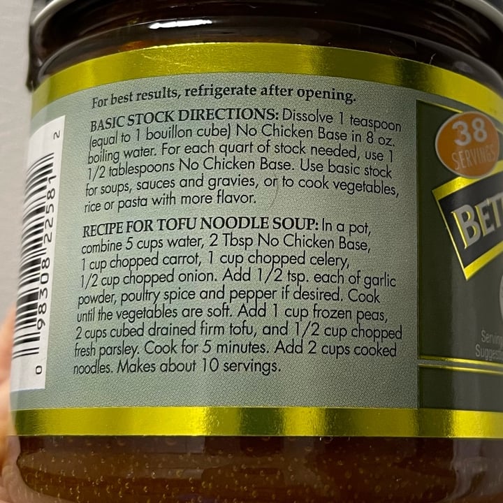 photo of Better Than Bouillon No Chicken Base shared by @triciaa on  16 Nov 2022 - review