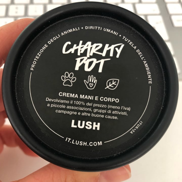 photo of LUSH Fresh Handmade Cosmetics Charity Pot shared by @luciapi on  19 Apr 2022 - review