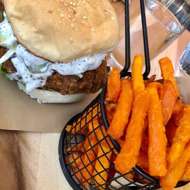 Photo of the dish “Fried Chickn Burger”