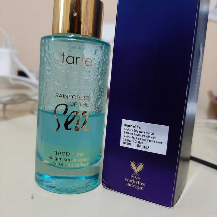 Tarte Cosmetics Rainforest Of The Sea - Deep Sea Collagen Super serum  Review | abillion