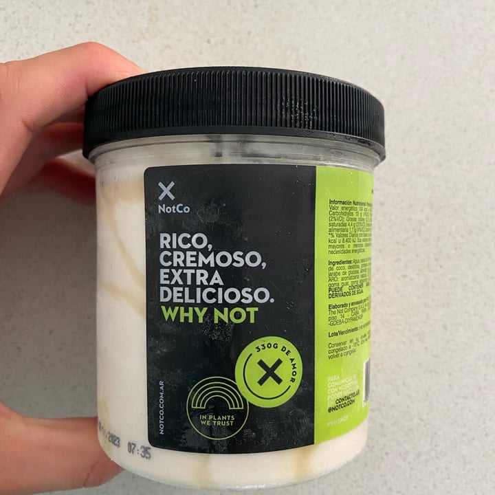 photo of NotCo Not Icecream Mousse de Limón shared by @yako58 on  20 Mar 2022 - review