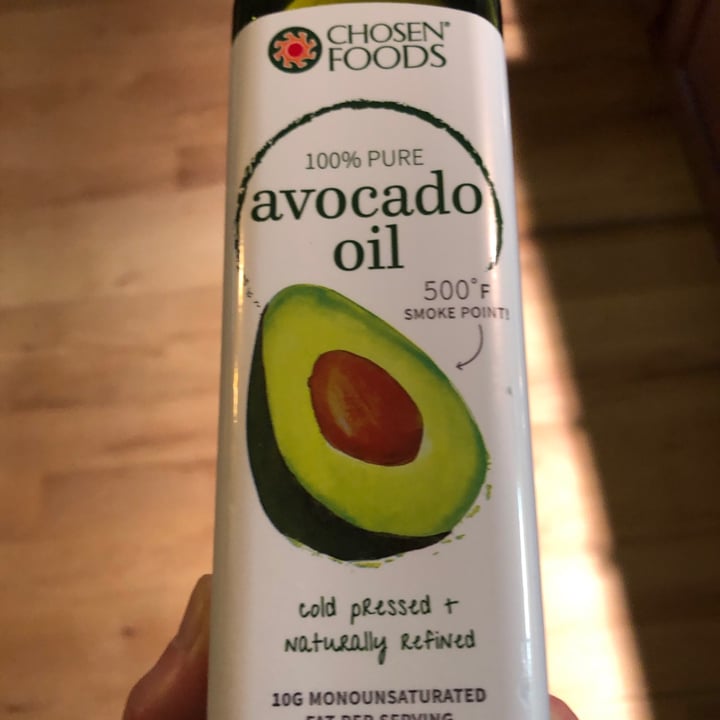 photo of Chosen Foods Avocado Oil shared by @karenasp on  21 Dec 2020 - review
