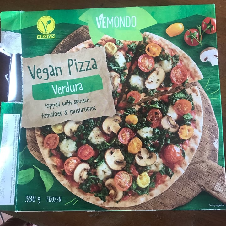 photo of Vemondo  Pizza vegan verdura shared by @veggiesara on  07 Oct 2022 - review