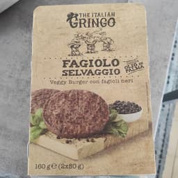 Veggy burger con fagioli neri
