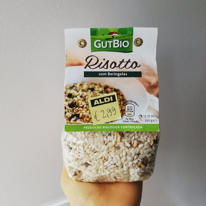 review photo of GutBio Risotto com Beringelas shared by @loveallanimals- on 01 Nov 2021 - review