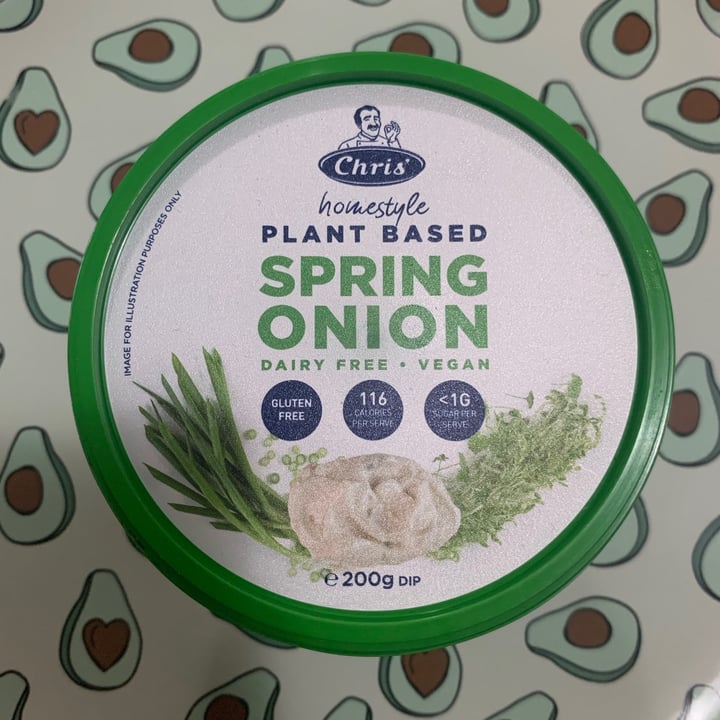 photo of Chris’ Homestyle Plant Based Spring Onion Dip shared by @vegan-friendly on  07 Dec 2020 - review