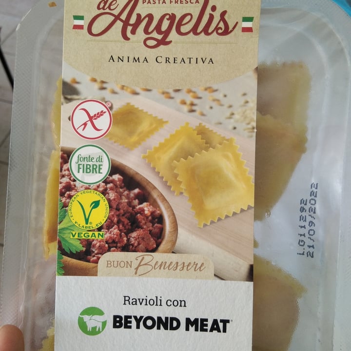 photo of De Angelis Pasta Fresca Ravioli con Beyond Meat shared by @nicole13 on  03 Aug 2022 - review