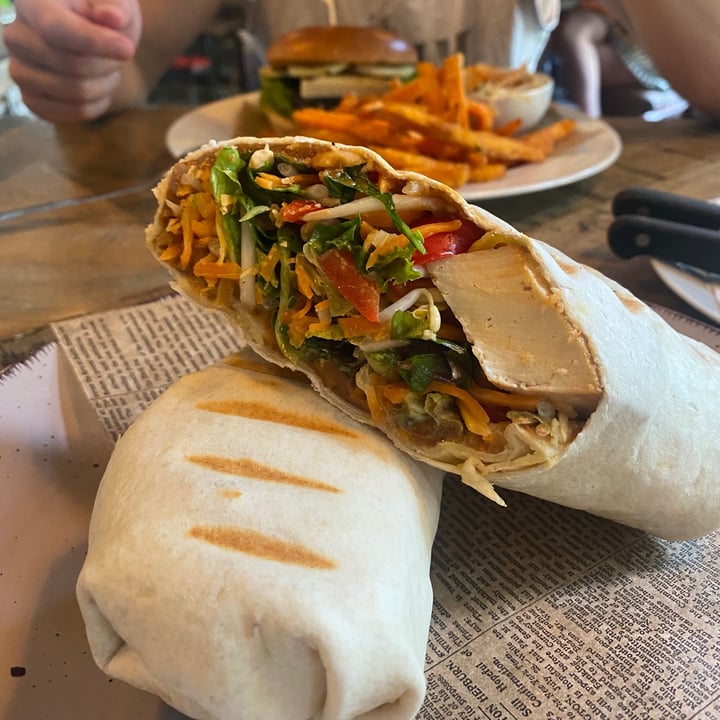 photo of coffee corner bakery Peanut Butter Tofu Wrap shared by @storyofglory on  29 Aug 2021 - review