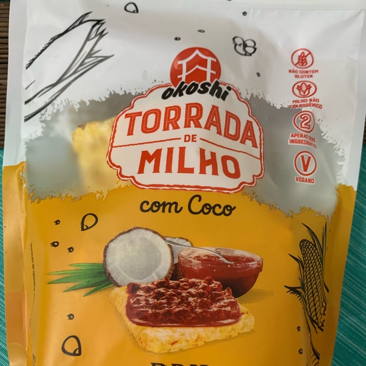 photo of Okoshi Torrada de milho com coco shared by @akatia on  26 Sep 2022 - review