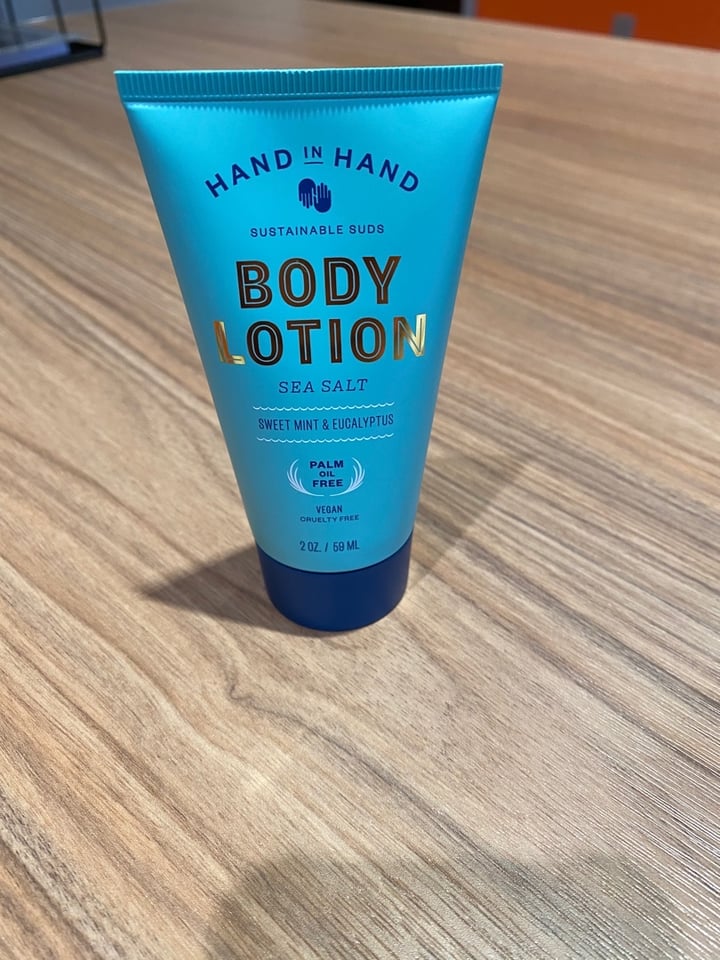 review photo of Hand in Hand Body Lotion Sea Salt Sweet Mint & Eucalyptus shared by @florabased on 24 Feb 2020 - review