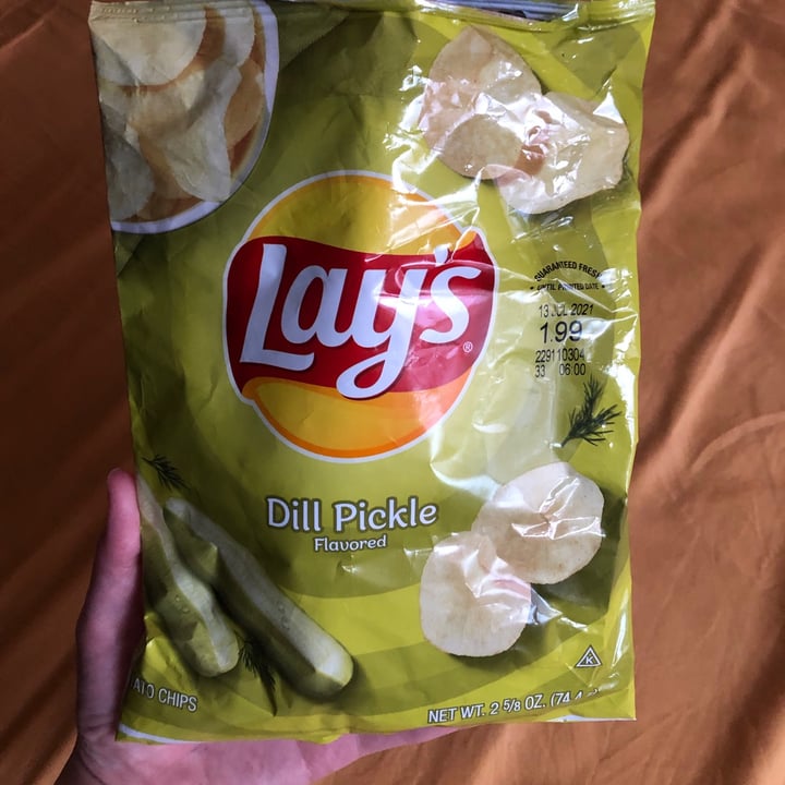 photo of Lay's Dill Pickle Flavored shared by @ketchupfights on  14 Jun 2021 - review