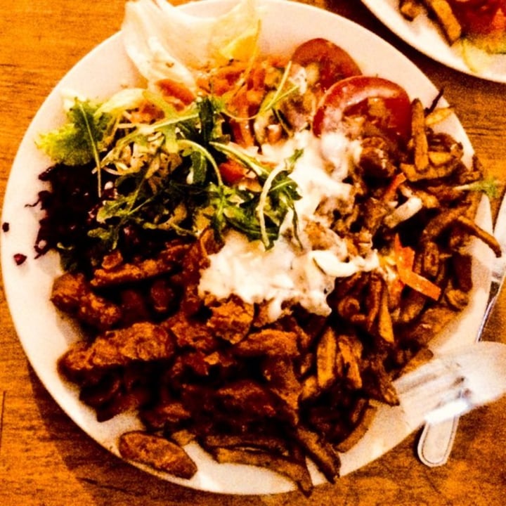 review photo of Yoyo Foodworld vegan Gyros plate shared by @spiritofsattva on 06 Dec 2019 - review