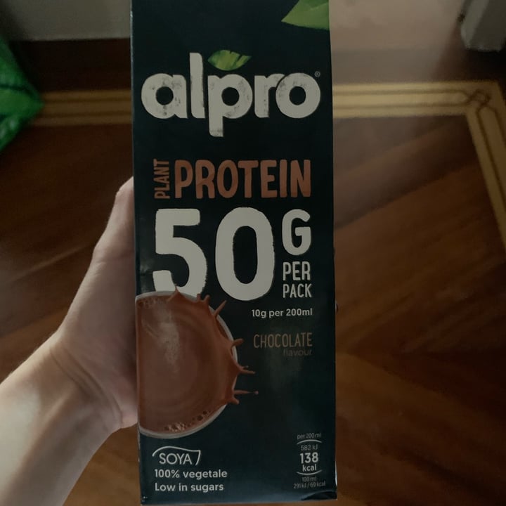 photo of Alpro Latte di soia al cioccolato 50 gr proteine shared by @lamiapatti on  23 Jun 2022 - review