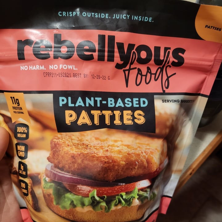 photo of Rebellyous Foods Plant-based Patties shared by @izzyiris on  13 Feb 2022 - review