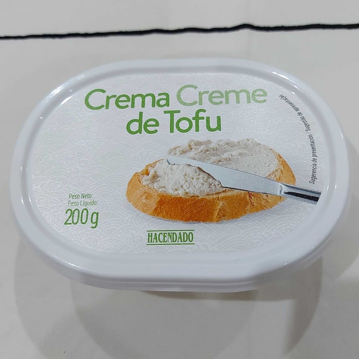 photo of Hacendado Crema de Tofu shared by @anaaleixo on  13 May 2021 - review