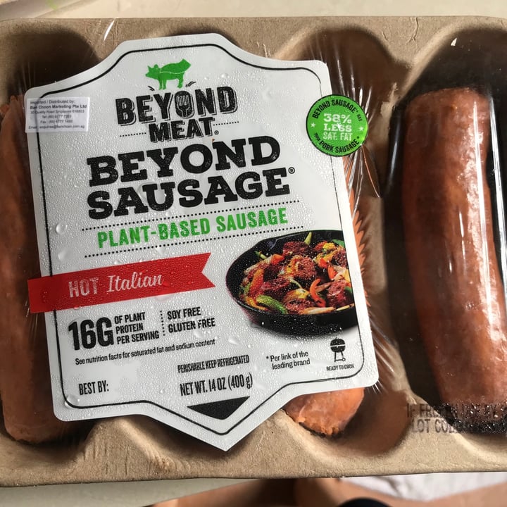 photo of Beyond Meat Beyond Sausage Hot Italian shared by @silvernitro on  11 Jul 2020 - review