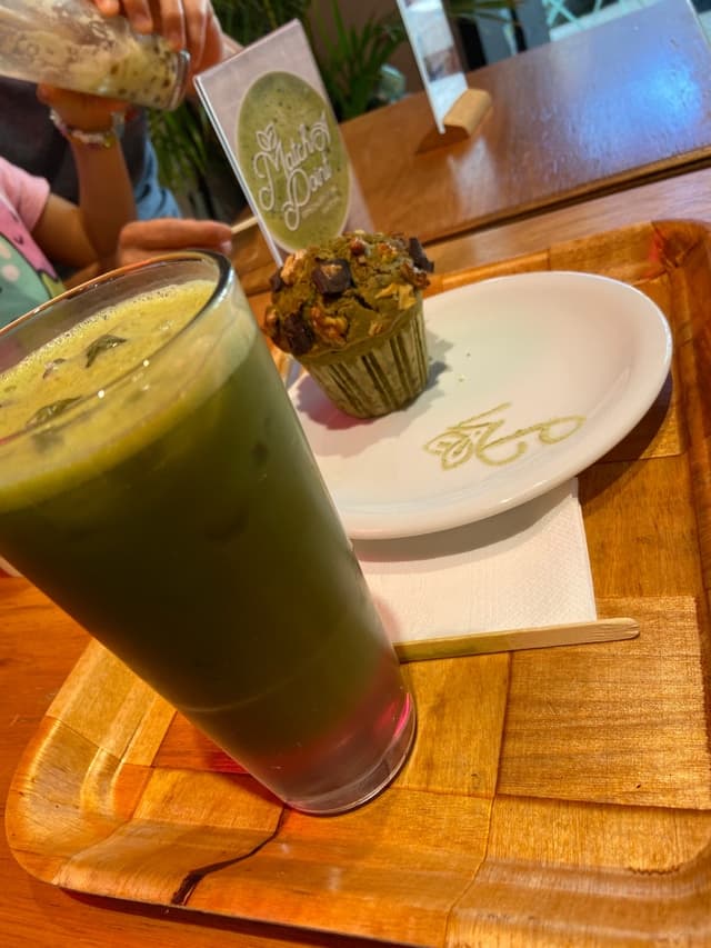 Photo of the dish “Lavender Dream (matcha del mes) Muffin Matcha”