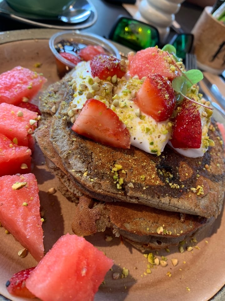 photo of Hattrick Vegan pancakes shared by @jigglypuffw on  29 Feb 2020 - review