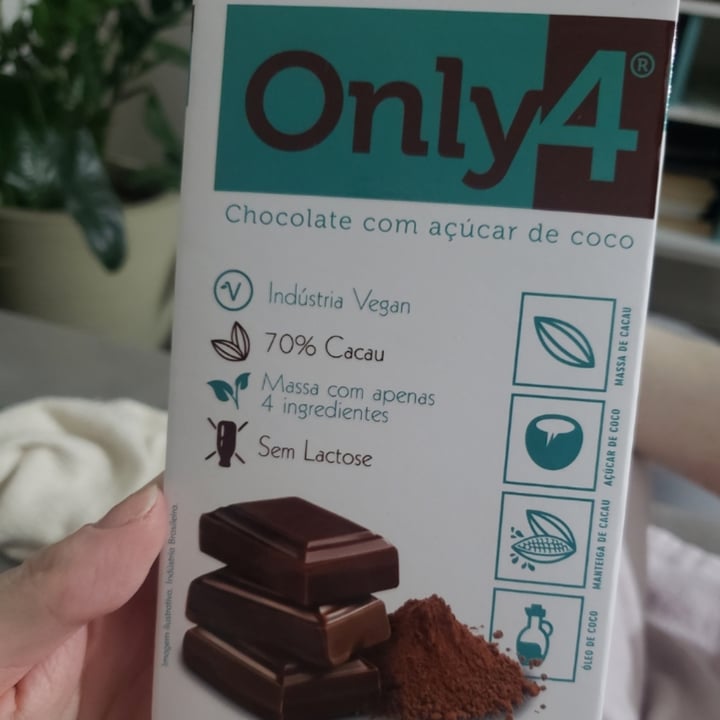 photo of Only4 Chocolate com açucar de coco shared by @marimalatesta on  10 May 2022 - review