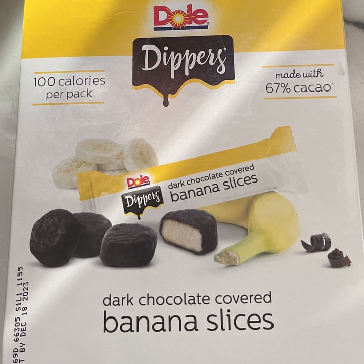 photo of Dole Dark chocolate banana slices shared by @cassy813 on  30 Nov 2022 - review