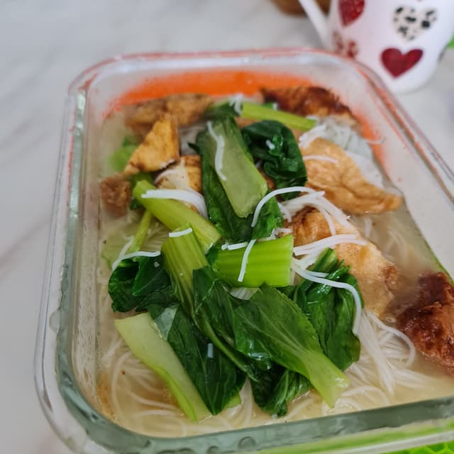 菜肴“酿豆腐套餐 Yong Tau Foo Set”的照片