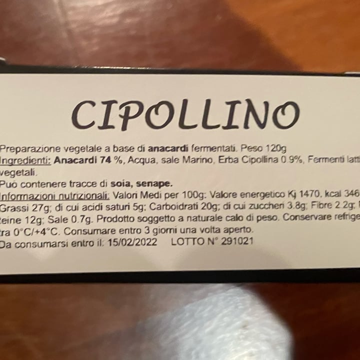 photo of Il CashewFicio Cipollino shared by @laelena on  24 Dec 2021 - review