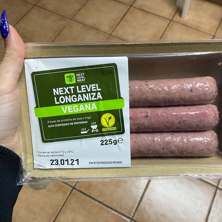 photo of Next Level Meat Next Level Longaniza shared by @crisveganqueen on  17 Feb 2021 - review