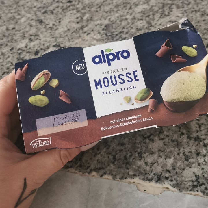 photo of Alpro Pistazien Mousse shared by @susikarotti on  19 Jun 2022 - review