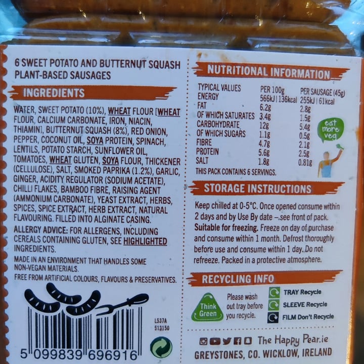 review photo of The Happy pear Smokin' Spicy Sausages shared by @arsone on 04 Nov 2022 - review
