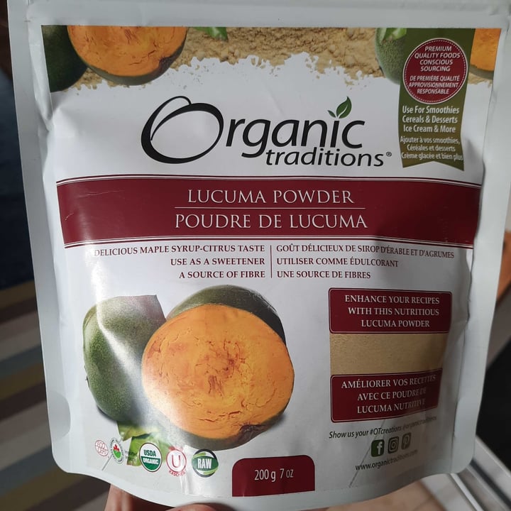 photo of Organic Traditions Lucuma Powder shared by @essythevegan on  26 Jan 2021 - review