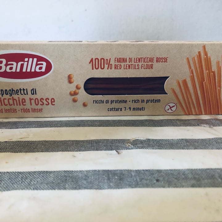 photo of Barilla Spaghetti di lenticcchie shared by @giadafab on  12 Apr 2022 - review