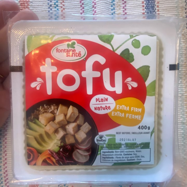 photo of Fontaine Santé Tofu Extra Ferme shared by @maudemiller on  25 Jan 2022 - review