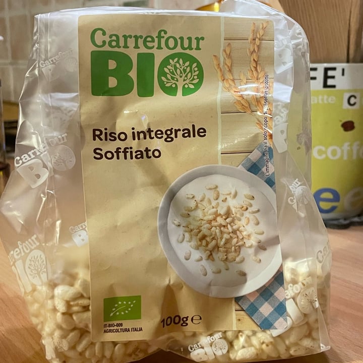 review photo of Carrefour Bio riso integrale soffiato shared by @silviasos on 27 Nov 2021 - review