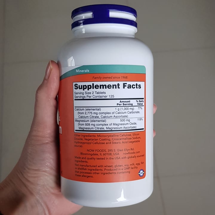 review photo of NOW® Calcium & Magnesium shared by @brendagzz on 10 Jan 2022 - review