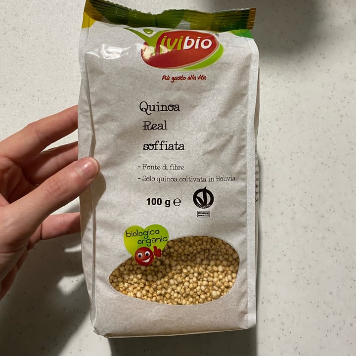 photo of Vivibio Quinoa real soffiata shared by @giuliamazzoni on  07 Feb 2022 - review